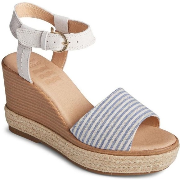 Sperry Top-Sider Fairwater Striped Wedges - Picture 1 of 9